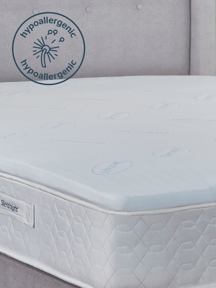 Silentnight White Impress 5cm Memory Foam Medium Mattress Topper - Image 7 of 7