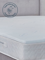Silentnight White Impress 5cm Memory Foam Mattress Topper - Image 8 of 10