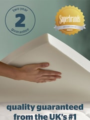 Silentnight White Impress 5cm Memory Foam Mattress Topper - Image 9 of 10