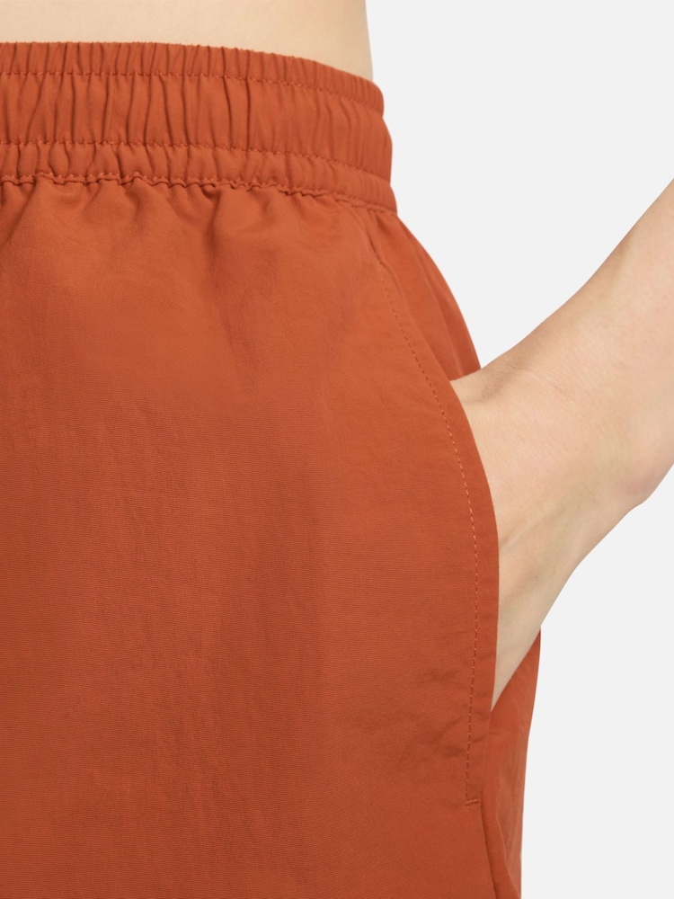 Nike Orange Sportswear Essential Woven Shorts - Image 1 of 8