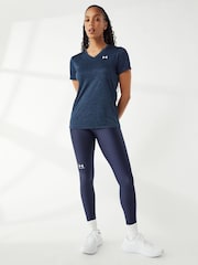 Under Armour Blue Heat Gear Authentics Leggings - Image 2 of 7