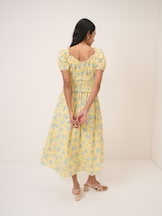 Nobodys Child Yellow Ariel Midi Dress - Image 2 of 5