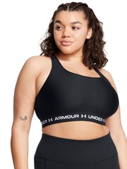 Under Armour Black Crossback Mid Bra - Image 3 of 9