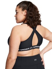 Under Armour Black Crossback Mid Bra - Image 4 of 9