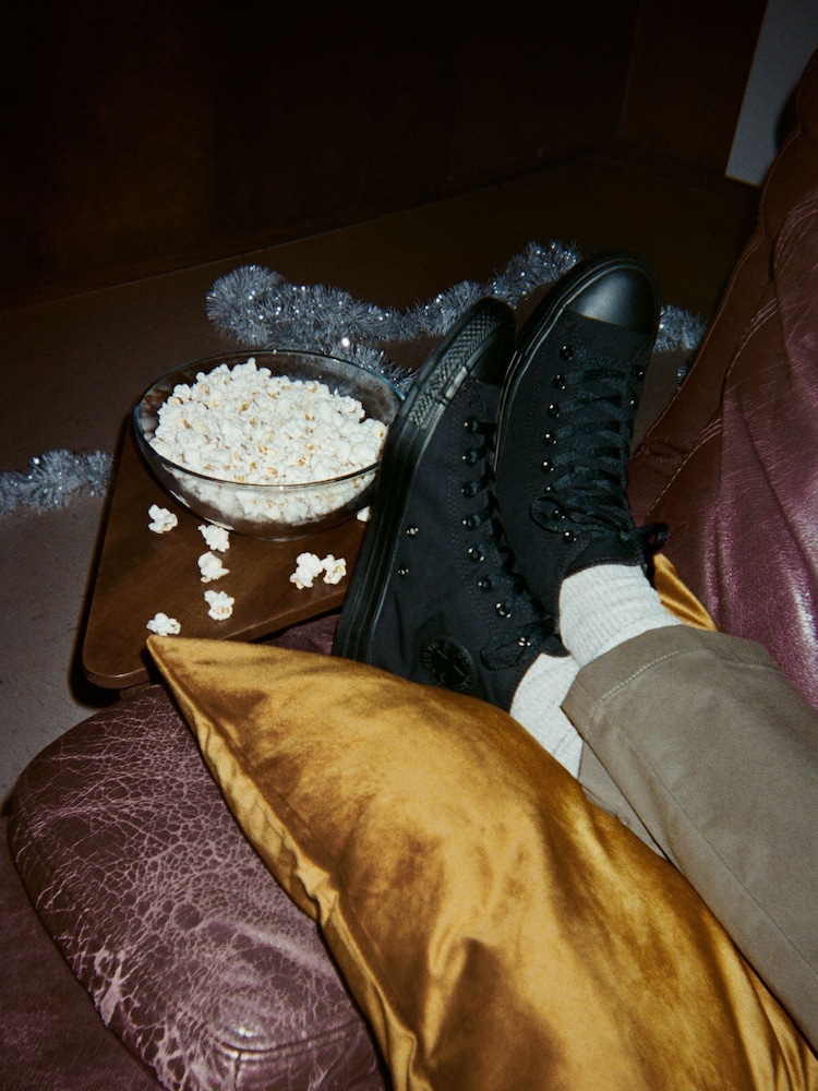 Converse Black Chuck Taylor All Star High Trainers - Image 3 of 7