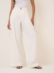 Nobodys Child White Archie Trousers - Image 3 of 5