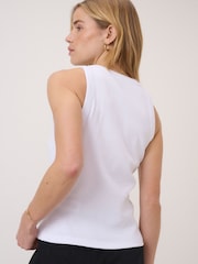 Nobodys Child White Racer Vest - Image 3 of 5