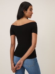 Nobodys Child Black Bardot Top - Image 2 of 5
