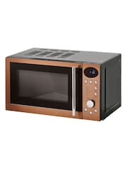 Brushed Copper Digital 800W 20L Microwave - Image 4 of 6