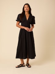 Nobodys Child Black Ss Starlight Midi Dress - Image 1 of 5