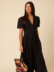 Nobodys Child Black Ss Starlight Midi Dress - Image 3 of 5