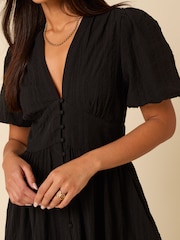 Nobodys Child Black Ss Starlight Midi Dress - Image 4 of 5