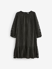 Black Star Jacquard Dress - Image 1 of 1
