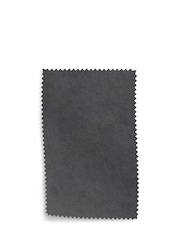 Black and Opulent Velvet Charcoal Langdon Metal 4 Poster Collection Luxe Bed Frame - Image 7 of 7