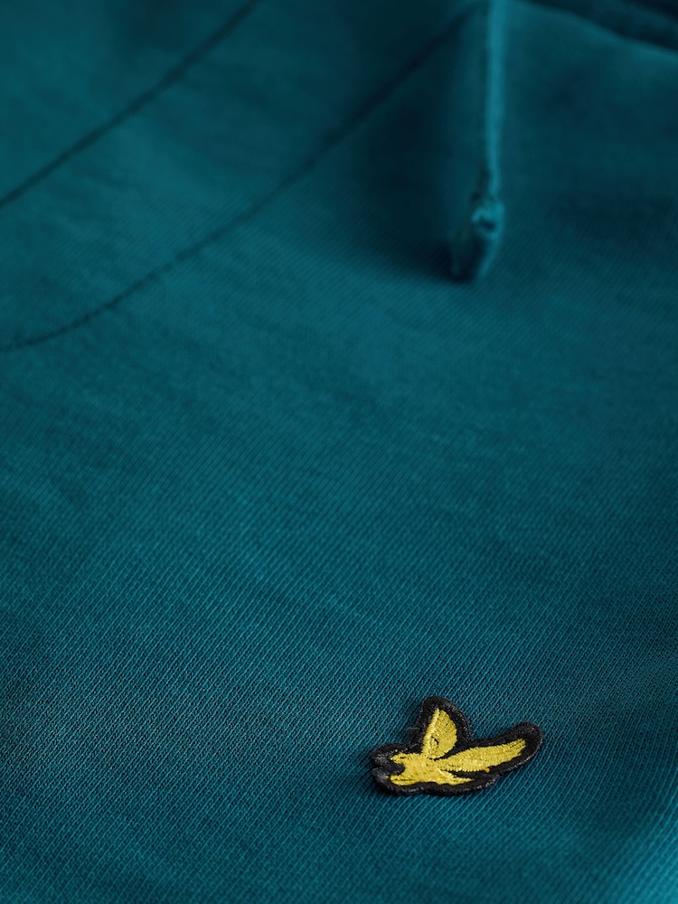 Lyle & Scott Apres Blue Boys Jersey Shorts - Image 4 of 4