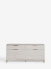 White Bronx Oak Effect Extra Large Sideboard - Image 10 of 11