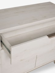 White Bronx Oak Effect Extra Large Sideboard - Image 11 of 11