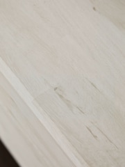 White Bronx Oak Effect Extra Large Sideboard - Image 6 of 11