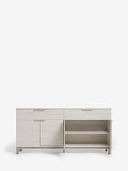 White Bronx Oak Effect Extra Large Sideboard - Image 8 of 11