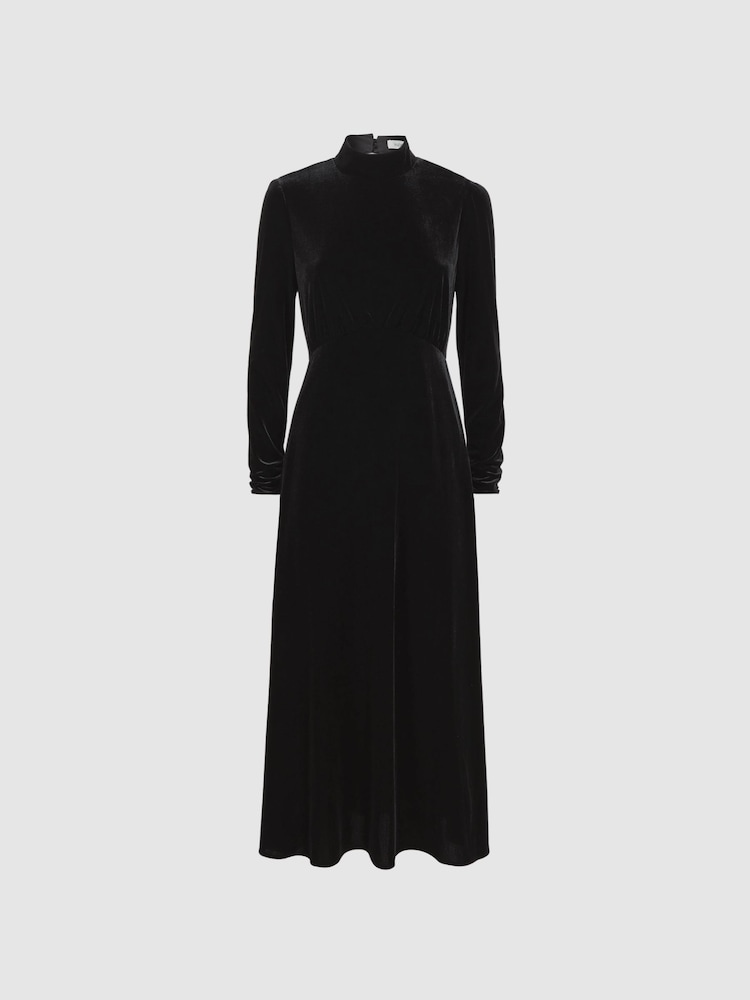 Florere Velvet Midi Dress - Image 2 of 5