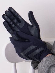 Totes Blue Isotoner Original Stretch Ladies Glove With Smartouch - Image 1 of 2