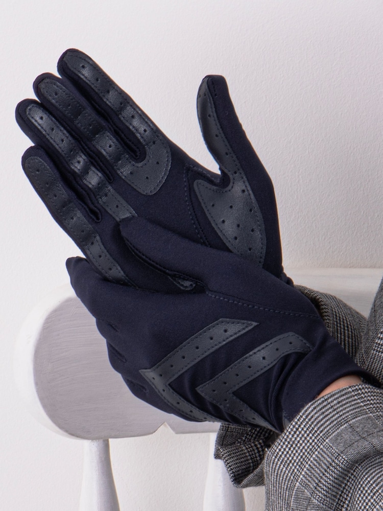 Totes Blue Isotoner Original Stretch Ladies Glove With Smartouch - Image 1 of 2