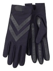 Totes Blue Isotoner Original Stretch Ladies Glove With Smartouch - Image 2 of 2