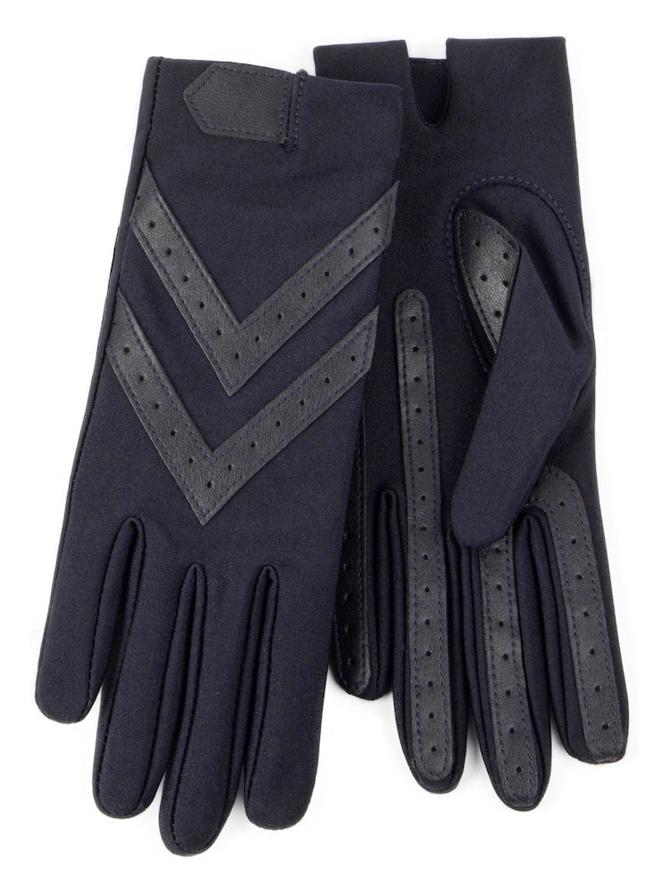 Totes Blue Isotoner Original Stretch Ladies Glove With Smartouch - Image 2 of 2