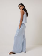 Nobodys Child Blue Jerrow Petite Trousers - Image 2 of 5