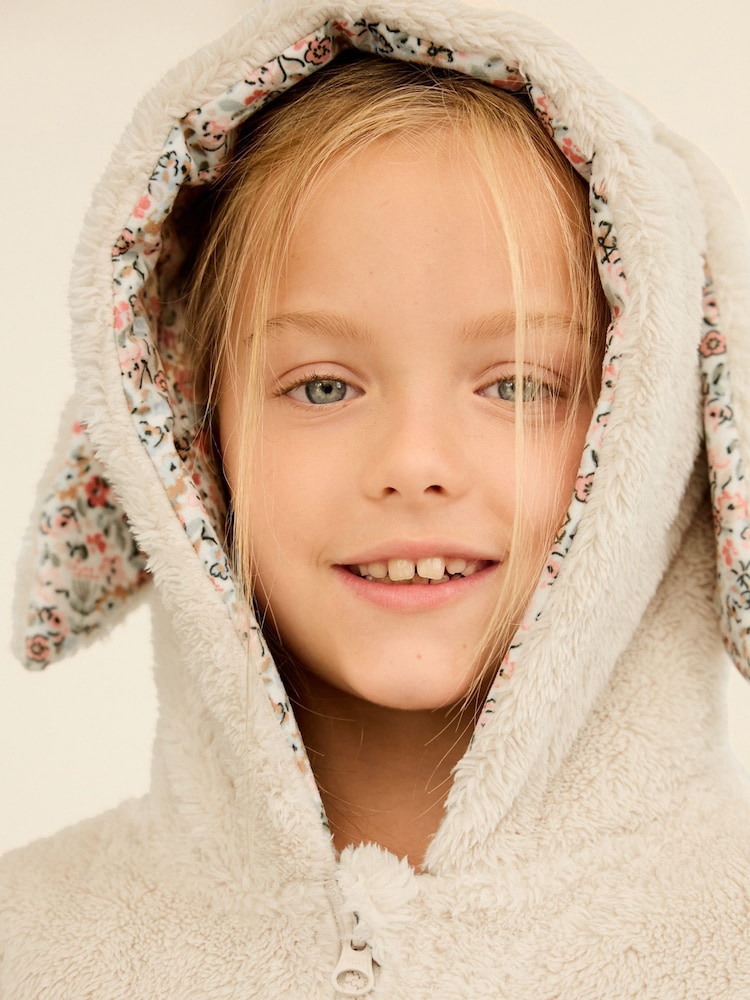 Cream Bunny 3D Teddy Fleece Borg All-In-One (12mths-16yrs) - Image 4 of 8