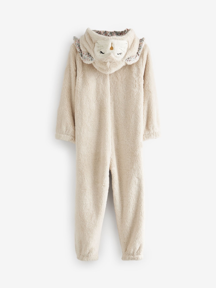Cream Bunny 3D Teddy Fleece Borg All-In-One (12mths-16yrs) - Image 7 of 8