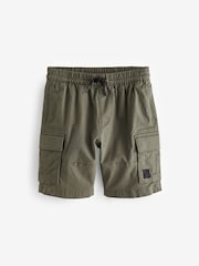 Khaki Green Single Cargo Shorts (3-16yrs) - Image 1 of 3
