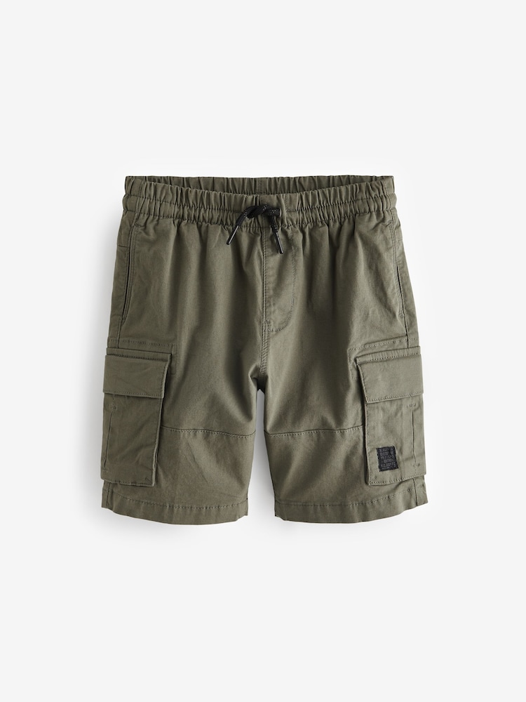Khaki Green Single Cargo Shorts (3-16yrs) - Image 1 of 3