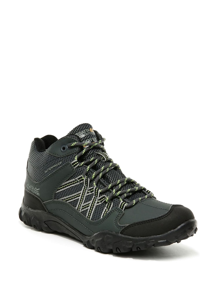 Regatta Green Junior Edgepoint Mid Walking Boots - Image 2 of 6