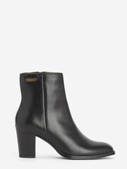 Barbour® Black Amelia Leather Heeled Chelsea Boots - Image 1 of 5