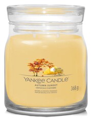 Yankee Candle Signature Medium Jar Autumn Sunset Scented Candle - Image 2 of 3