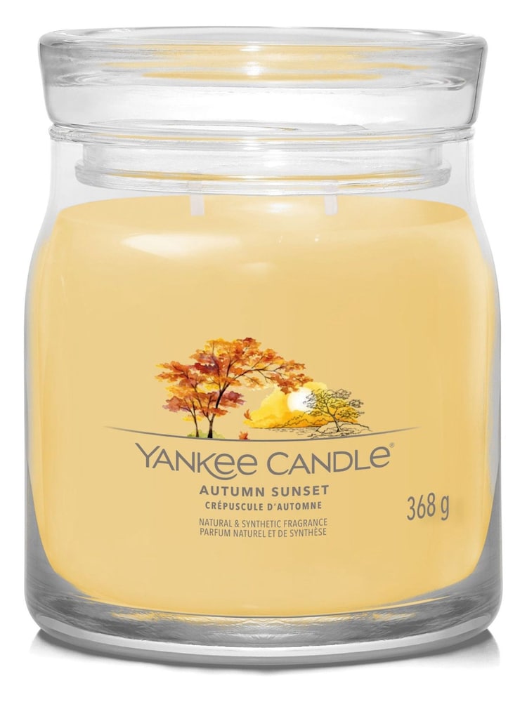 Yankee Candle Signature Medium Jar Autumn Sunset Scented Candle - Image 2 of 3