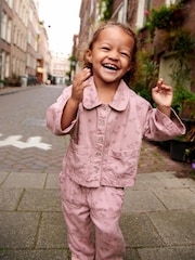 Pink Shirt And Trousers Set (3mths-7yrs) - Image 1 of 7