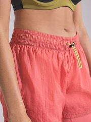 Coral Pink High Waisted 2-in-1 Sport Shorts - Image 5 of 7