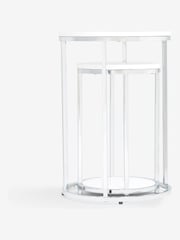 White Mode Gloss Nest of Tables - Image 6 of 9