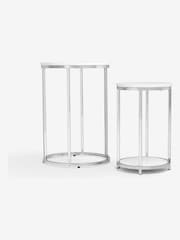 White Mode Gloss Nest of Tables - Image 8 of 9
