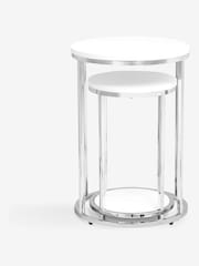 White Mode Gloss Nest of Tables - Image 9 of 9