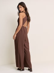 Nobodys Child Brown Reign Jumpsuit - Image 2 of 5