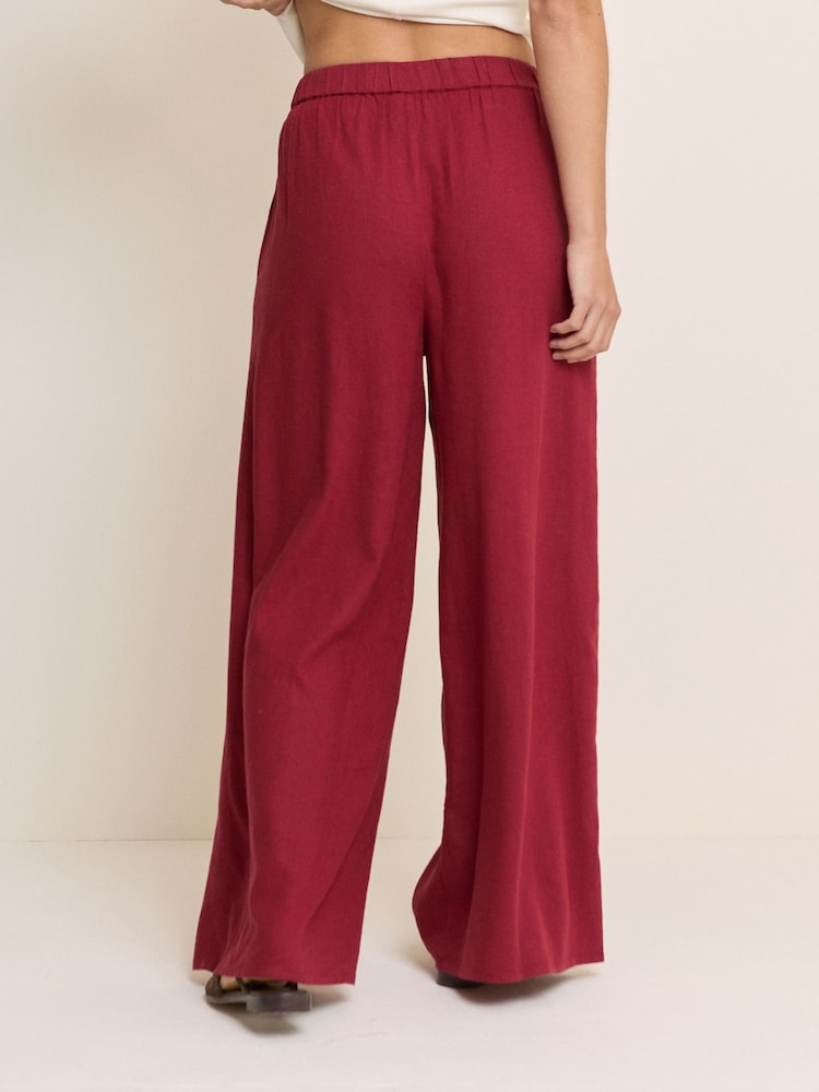 Nobodys Child Red Jerrow Trousers - Image 2 of 5