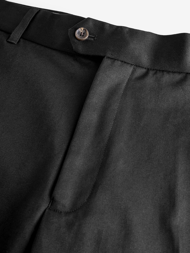 črna - Chino hlače Signature Emmetex Italian 100% Cotton - Slika 2 iz 4