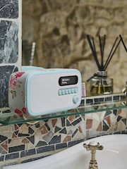 VQ White Cath Kidston Antique Rose Dexter DAB/FM Radio - Image 3 of 5