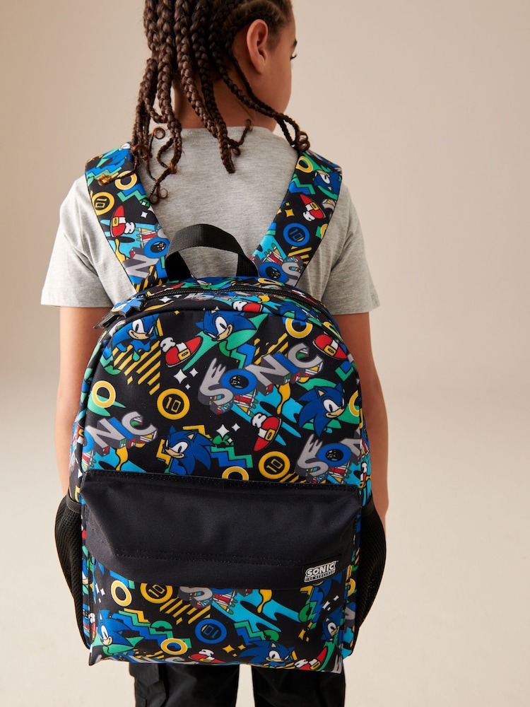 Negro Sonic - Mochila de licencia - Imagen 1 de 8 Negro Sonic - Mochila de licencia - Imagen 1 de 8