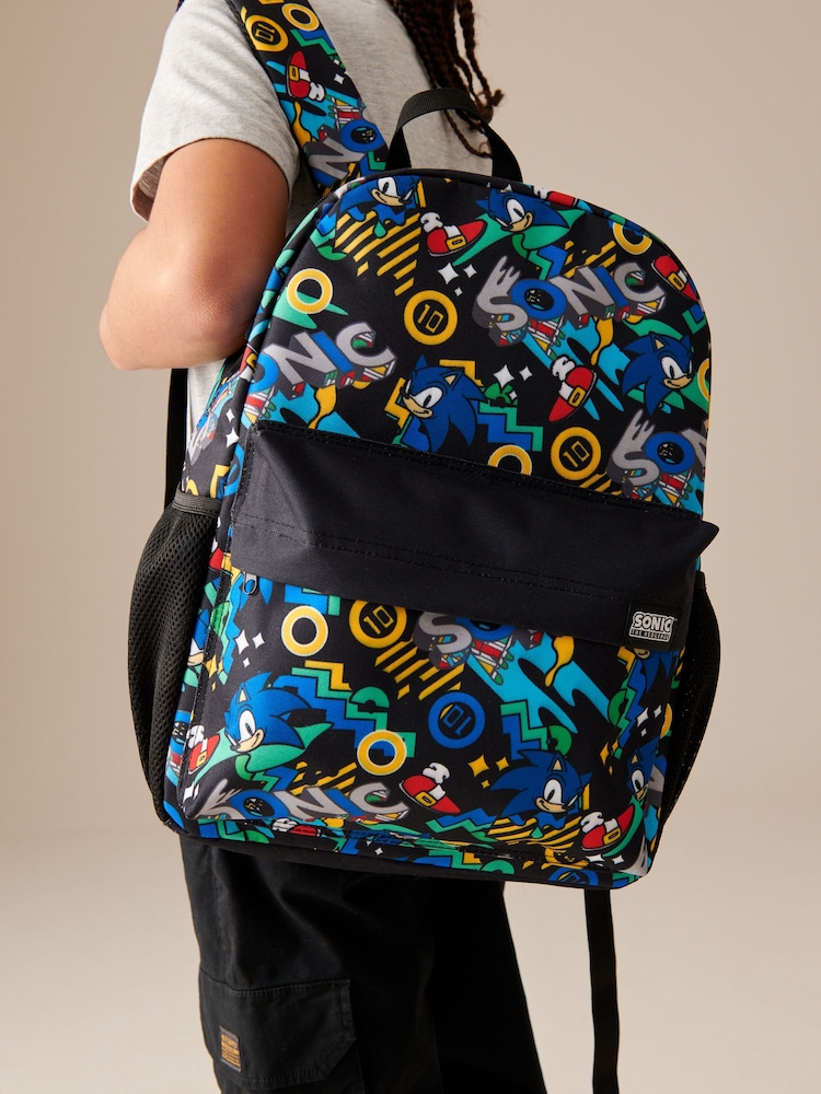 Negro Sonic - Mochila de licencia - Imagen 2 de 8 Negro Sonic - Mochila de licencia - Imagen 2 de 8