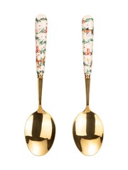 Cath Kidston Cream Christmas Set of 2 Serving Spoons - Image 4 of 4