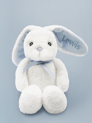 Babyblooms Personalised 100% Cotton Bunny With Snuggle Wrap Gift - Image 3 of 8